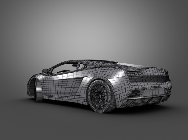 lamborghini gallardo 3d obj - Lamborghini Gallardo LP560-4 by Swan3DStudios